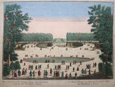 VUE D'OPTIQUE XVIIIe SIECLE