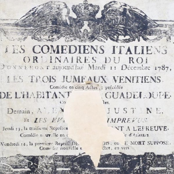 ADVERTIZING fOR THE ITALIAN COMEDY