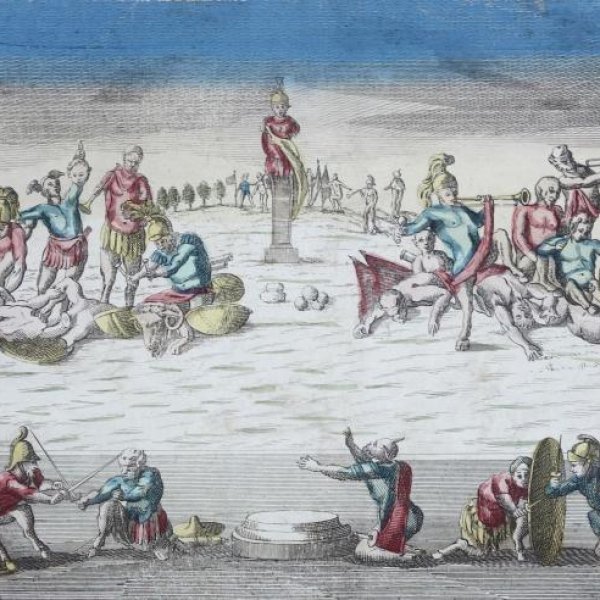 VUE D'OPTIQUE  XVIII th CENTURY